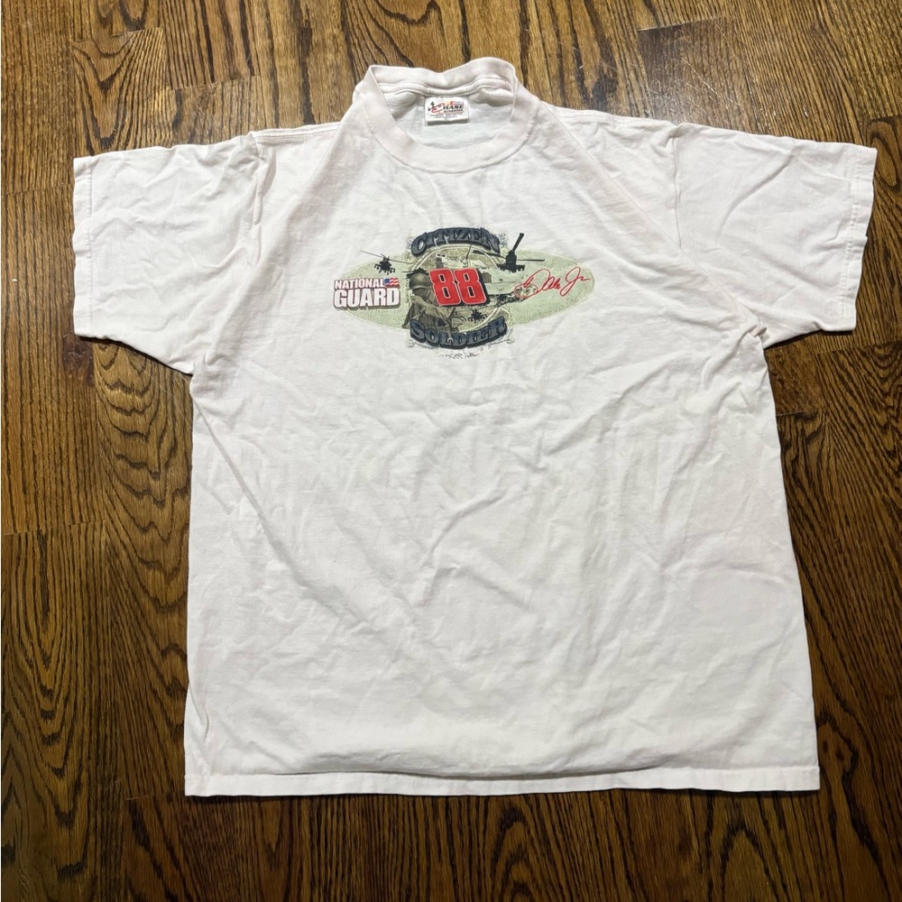 Y2K Nascar Dale Earnhardt Jr. National Guard Tee
